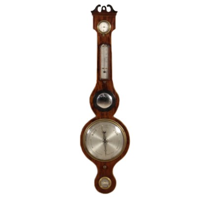 Barometer dial with thermometer