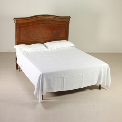 Le linge de maison, linge de lit, avec deux taies d'oreiller