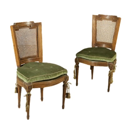 Paar Klassizistische stühle