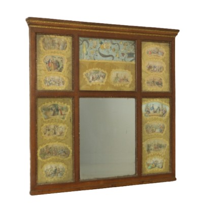 Mirror with prints