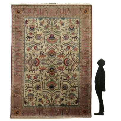 antique, rugs, antique rugs, antique rugs, Tabriz, Iran, cotton rug, wool rug, fine knot rug, 60s-70s rug