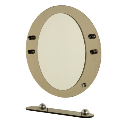 {* $ 0 $ *}, mirror from the 60s, 60s, modern mirror, vintage mirror, mirror with shelf, vintage furniture