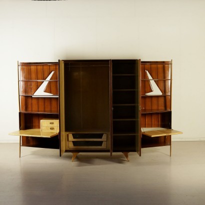 {* $ 0 $ *}, Möbel der 1950er Jahre, Vintage-Möbel, moderne Möbel, 50er Jahre, italienischer Vintage, italienische moderne Möbel, Mahagoni-Möbel