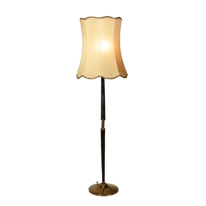 {* $ 0 $ *}, floor lamp, wooden lamp, ebony lamp, brass lamp, fabric lamp, modern lamp, modern lamp, Italian lamp