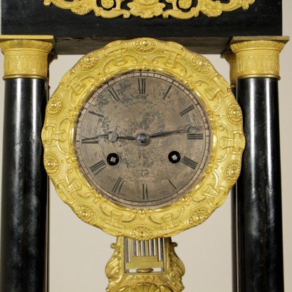 {* $ 0 $ *}, pendulum clock, temple clock, table clock, antique clock, antique clock, bronze clock, small temple clock, 900 clock, wooden clock