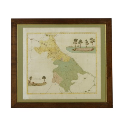 Karte von La legation der Romagna, Die gesandtschaft von Urbino, Die Grafschaft Cirtà Burg, Die Republik von san Marino"