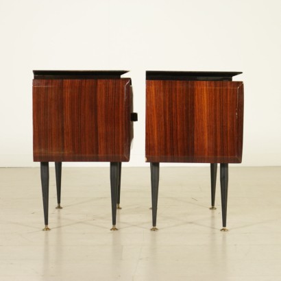 {* $ 0 $ *}, bedside tables from the 50s-60s, bedside tables from the 50s, 50s, bedside tables from the 60s, vintage bedside tables, modern bedside tables, pair of bedside tables, 50s, Italian vintage, Italian modern antiques