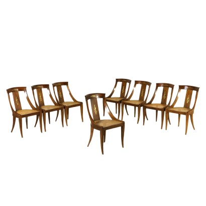 Grupo de los ocho sillas Imperio