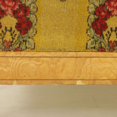 Elegant Inlaid Biedermeier Sofa Austria 19th Century
