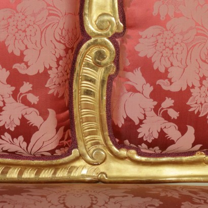 Sofa in Baroque style-particular