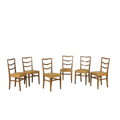 di mano in mano, sedie anni 50, anni 50, sedie vintage, sedie di modernariato, sedie modernariato, sedute vintage, sedute di modernariato, sedie in faggio, rivestimento in similpelle