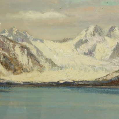 El glaciar de la colina de Merjelen