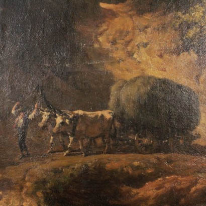 Landscape with Farmer and Cart