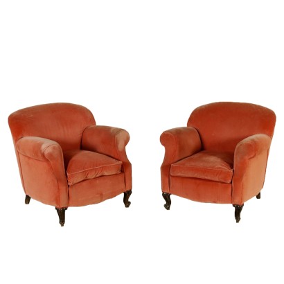 1940s pair of armchairs