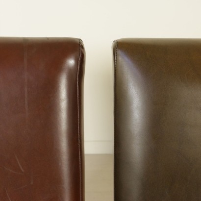{* $ 0 $ *}, sillas de los años 60 y 70, sillas de los 60, sillas de los 70, sillas de cuero sintético, asientos vintage, estilo vintage italiano, antigüedades italianas modernas, sillas vintage, sillas antiguas modernas
