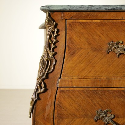 Pair of Chest of Drawers in Late Baroque Style - detail