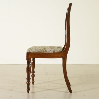 Group of five English chairs - side