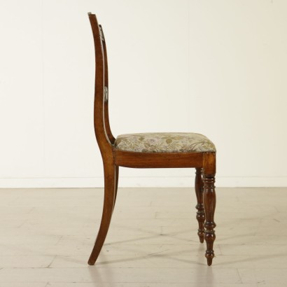 Group of five English chairs - side