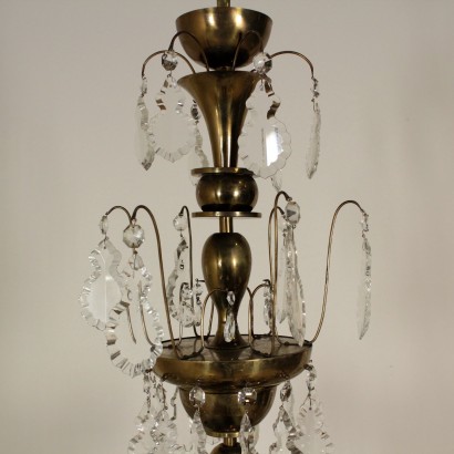 {* $ 0 $ *}, candelabro de techo, candelabro de cristal, candelabro de bronce, candelabro vintage, candelabro de diseñador, candelabro del siglo XX, candelabro del siglo XX, candelabro italiano