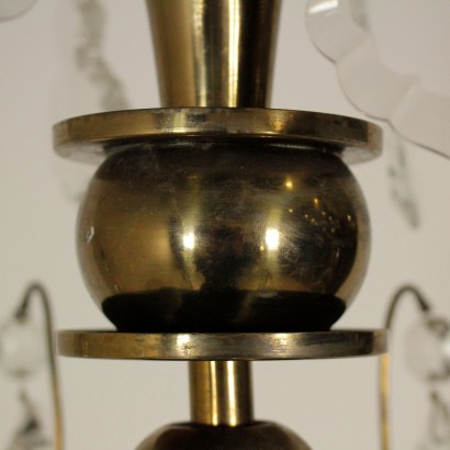 {* $ 0 $ *}, candelabro de techo, candelabro de cristal, candelabro de bronce, candelabro vintage, candelabro de diseñador, candelabro del siglo XX, candelabro del siglo XX, candelabro italiano