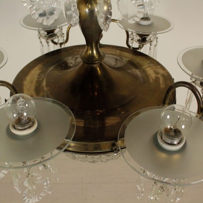 {* $ 0 $ *}, candelabro de techo, candelabro de cristal, candelabro de bronce, candelabro vintage, candelabro de diseñador, candelabro del siglo XX, candelabro del siglo XX, candelabro italiano