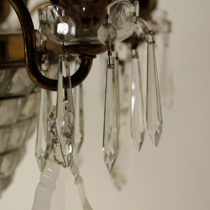 {* $ 0 $ *}, ceiling chandelier, crystal chandelier, bronze chandelier, vintage chandelier, designer chandelier, 20th century chandelier, 20th century chandelier, Italian chandelier