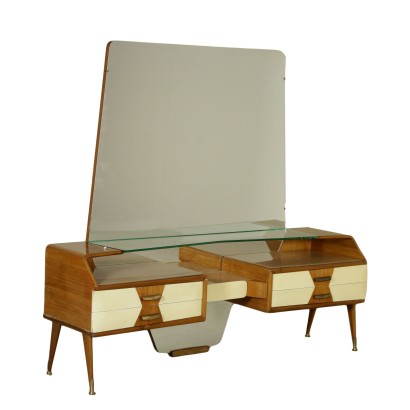 {* $ 0 $ *}, 50s-60s dresser, 50s dresser, 60s dresser, 50s, 60s, dresser with mirror, bois de rose dresser, vintage dresser, modern antique dresser, Italian vintage