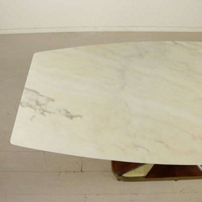 {* $ 0 $ *}, vittorio dassi table, dassi table, dassi design, dassi design table, design table, italian design, italian design table, marble top table, 50's table, 50's, 50's design