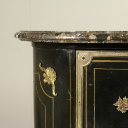 Louis XIV Dresser Ebony and Bronze France 18th Century