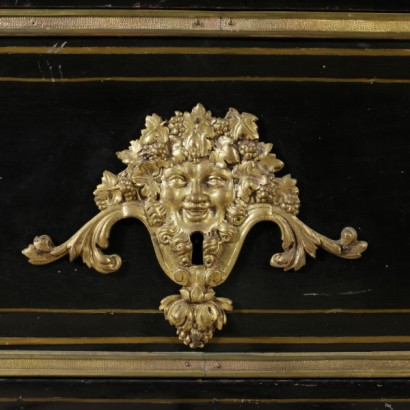 Louis XIV Dresser Ebony and Bronze France 18th Century