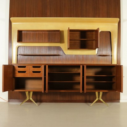 {* $ 0 $ *}, meuble des années 50, des années 50, meuble de salon des années 50, meuble vintage, vintage des années 50, meuble design, meuble acajou, meuble design italien, design italien