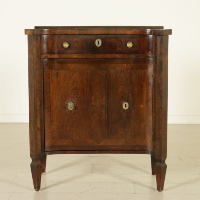 Sideboard with convex front