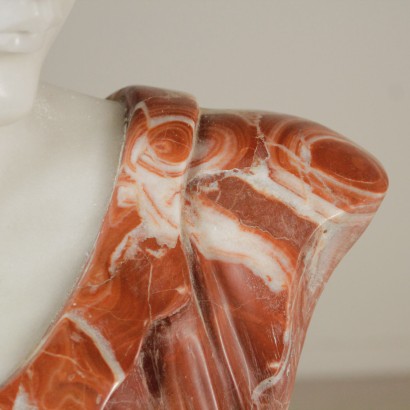 Marble bust-detail
