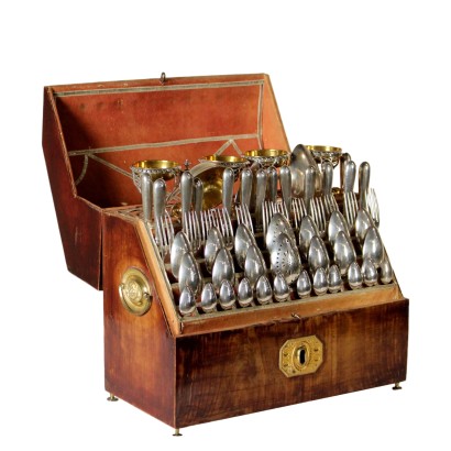 Cutlery Service with Box Italy 19th Century