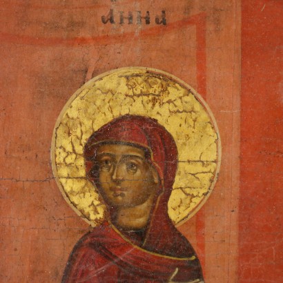 Icona, Presentazione di Maria al Tempio-particolare