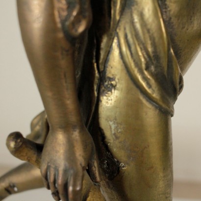 Sieg, Statue, Bronze, detail