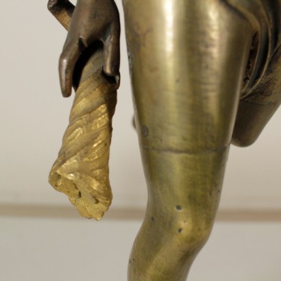 The victory, Bronze Statue-detail