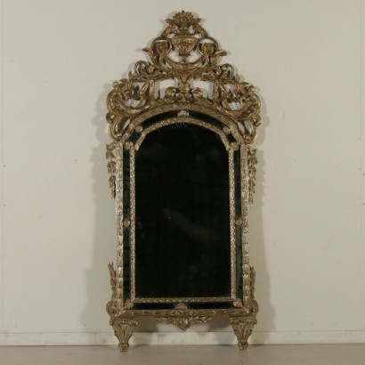 antiguo, espejo, espejo antiguo, espejo antiguo, espejo italiano antiguo, espejo antiguo, espejo de época, espejo del siglo XX, espejo dorado, espejo dorado antiguo