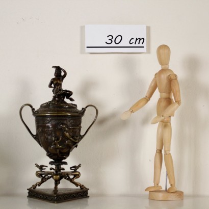Pair of perfume burners by Antonio Pandi, Antonio Pandiani, Antonio Pandiani, Antonio Pandiani, Antonio Pandiani