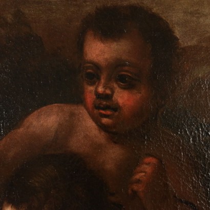 Peinture Allegorique Huile sur Toile Italie XVIII Siècle