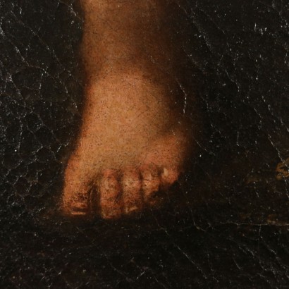 Allegorische Gemälde Öl auf Leinwand Italien XVIII Jhd