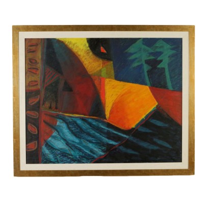 Arte contemporáneo - Pintura Abstracta-el Trabajo de Togo (Enzo Migneco,1937)