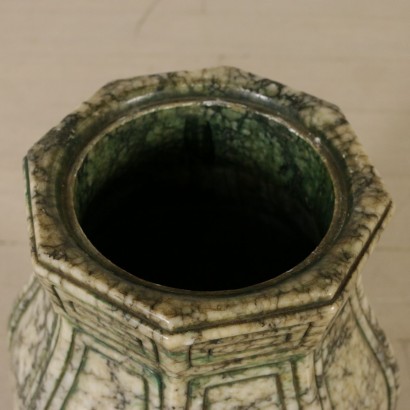 Antik, Vase, antike Vase, antike Vase, antike chinesische Vase, antike Vase, neoklassische Vase, Vase aus dem 19. Jahrhundert, Balustervase, chinesische Vase.