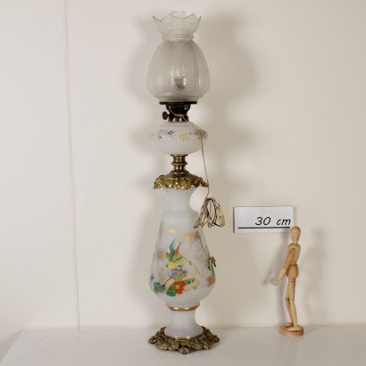 antique, table lamp, antique table lamps, antique table lamp, German antique table lamp, antique table lamp, neoclassical table lamp, table lamp from the 1900s, opal glass lamp.