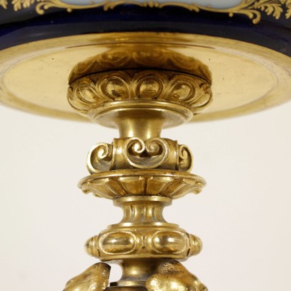 Fruit Bowl Gilded Bronze Porcelain East Europe Last Quarter of 1800
