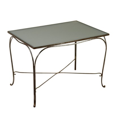 modernariato, modernariato di design, tavolo, tavolo modernariato, tavolo di modernariato, tavolo italiano, tavolo vintage, tavolo anni 60, tavolo design anni 60, tavolo in ferro battuto.