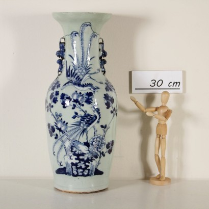 Antik, Vase, antike Vasen, antike Vase, antike chinesische Vase, antike Vase, neoklassische Vase, Vase des 20. Jahrhunderts, Porzellanvase.