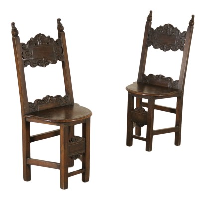 antigüedad, silla, sillas antiguas, silla antigua, silla italiana antigua, silla antigua, silla neoclásica, silla 900, par de sillas.