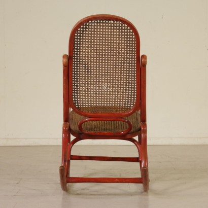 antik, Stuhl, antike Stühle, antiker Stuhl, antiker italienischer Stuhl, antiker Stuhl, neoklassizistischer Stuhl, Stuhl aus den 1900er Jahren, Schaukelstuhl, Schaukelstuhl im Thonet-Stil.