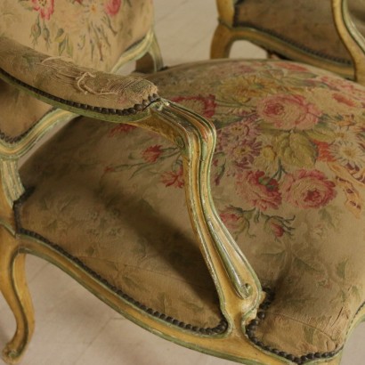 antique, fauteuil, fauteuils antiques, fauteuil antique, fauteuil italien antique, fauteuil antique, fauteuil néoclassique, fauteuil du 20e siècle, paire de fauteuils, paire de fauteuils de style baroque.